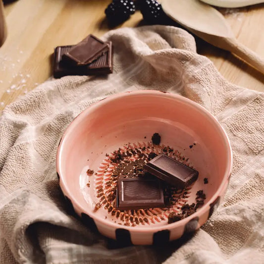 Raspkom Chocolat | 15 cm | Roze / Bruin