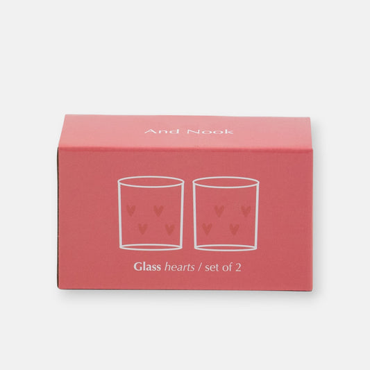 Glazen Hearts And Nook | 25 cl | 2-delige set