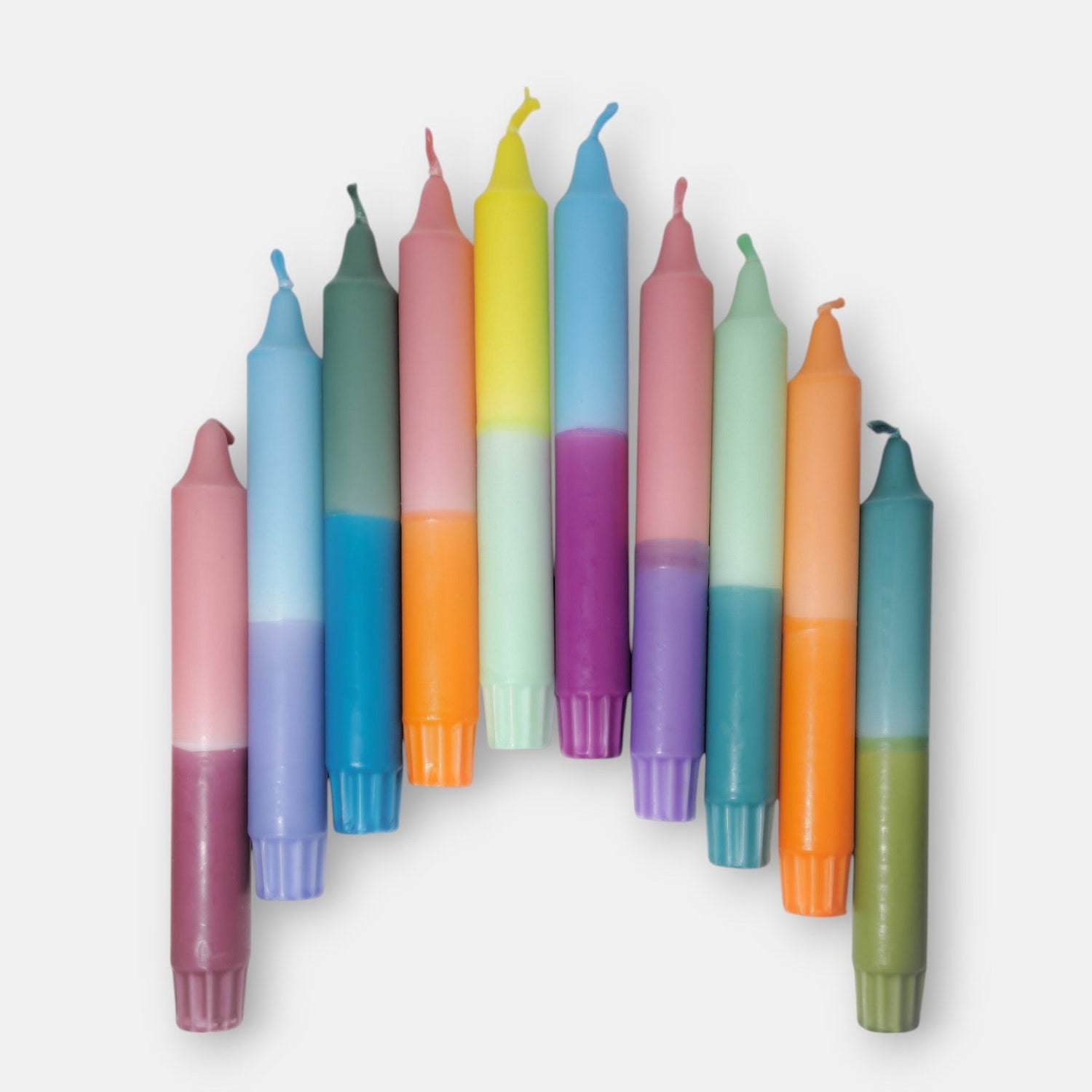 Volledige collectie van Dippy Kaarsen Summer 25 editie, 10 stuks