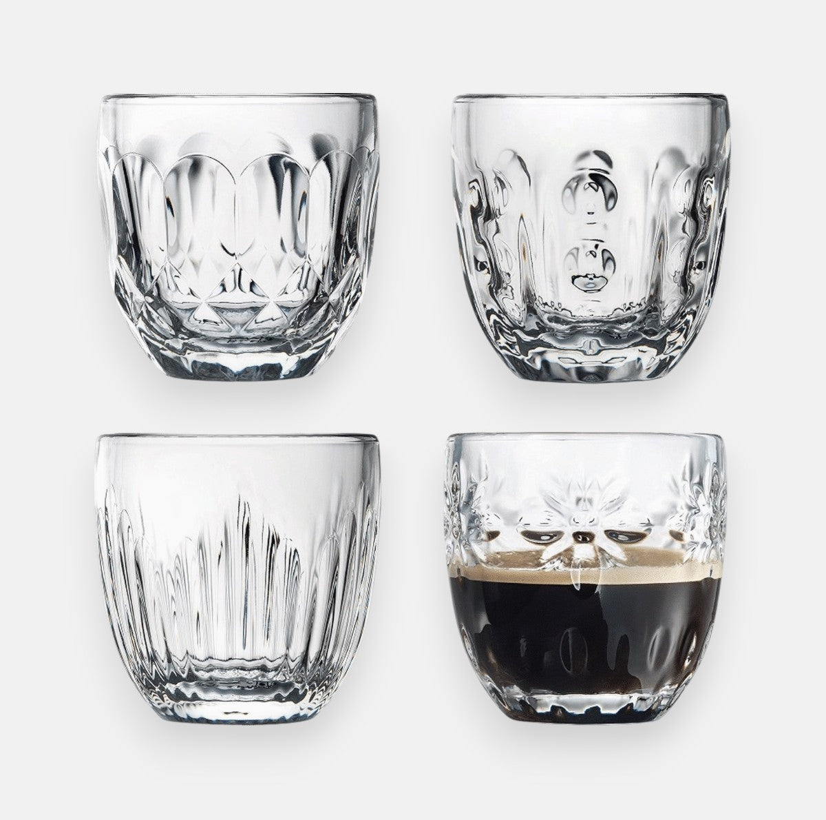 La Rochère Troquet espressoglazen | 10 cl 4-delige set