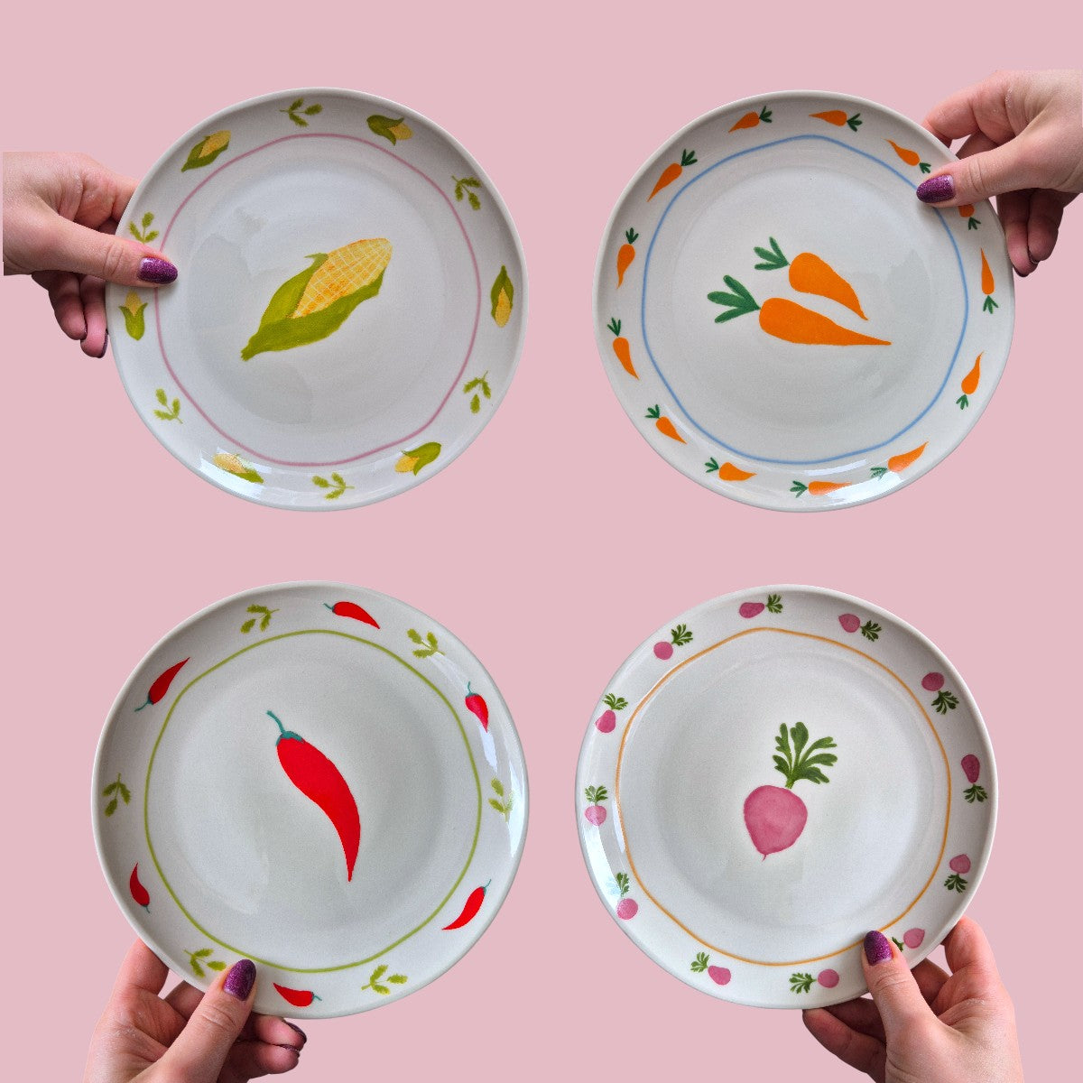 Borden Vegetables And Nook | 22 cm | 4-delige set