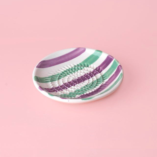 Raspbordje Esmeralda | 12,5 cm | Groen / Paars / Wit