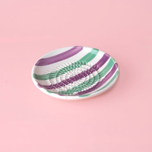 Raspbordje Esmeralda | 12,5 cm | Groen / Paars / Wit