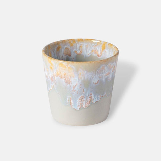 
Costa Nova Grespresso lungo kopje van keramiek, 210 ml, taps toelopend design met reactief glazuur op de rand, kleur grijs