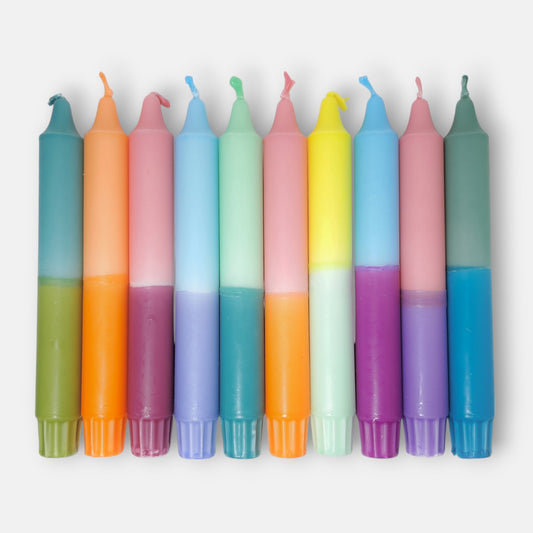 Volledige assortiment kaarsen van Dippy uit de Summer 25 collectie