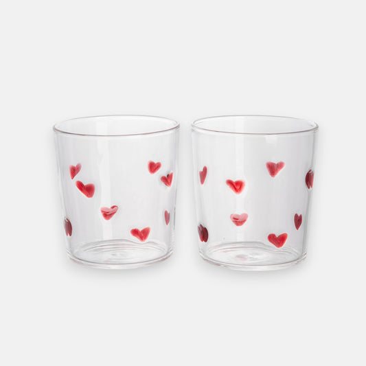 Glazen Hearts And Nook | 25 cl | 2-delige set