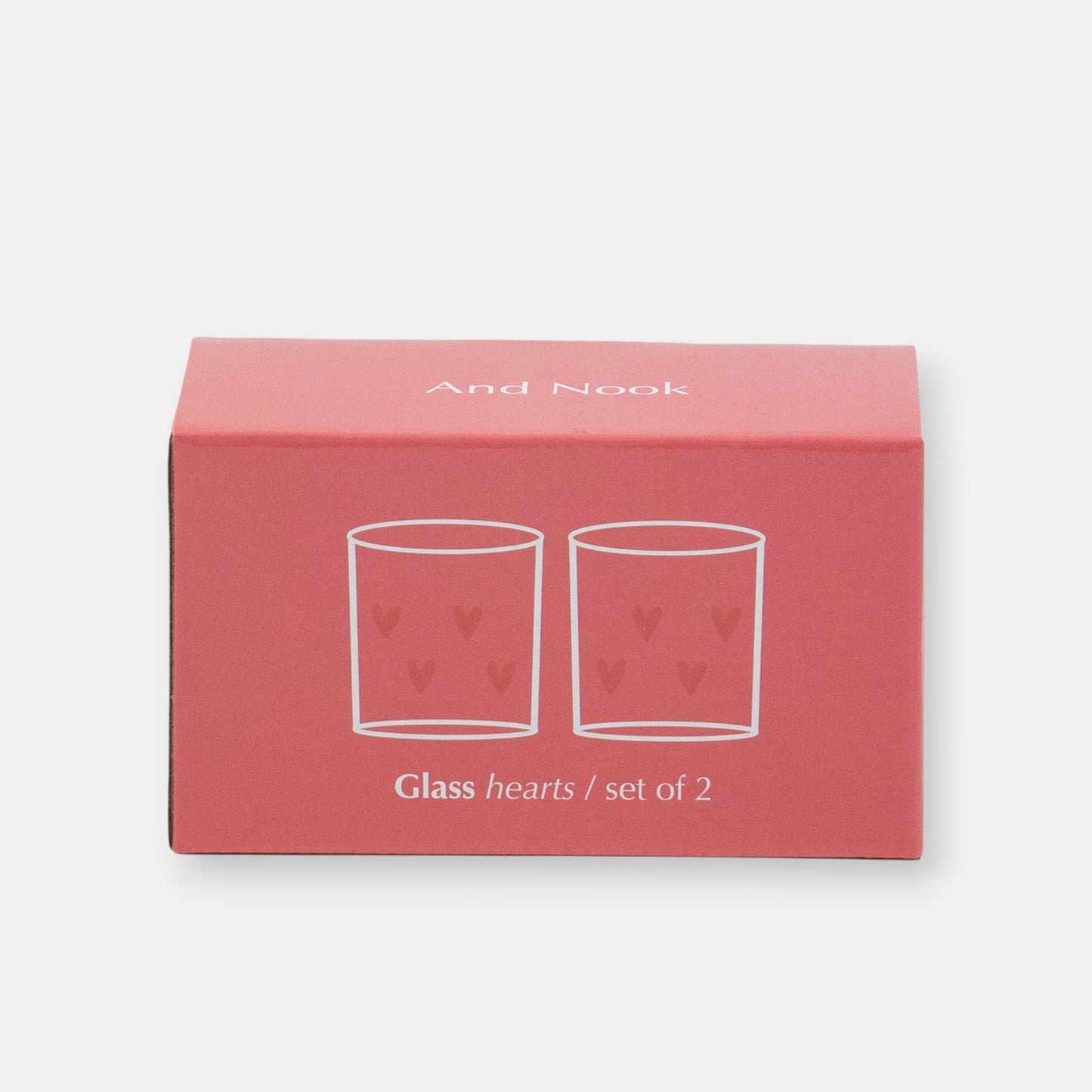 Glazen Hearts And Nook | 25 cl | 2-delige set